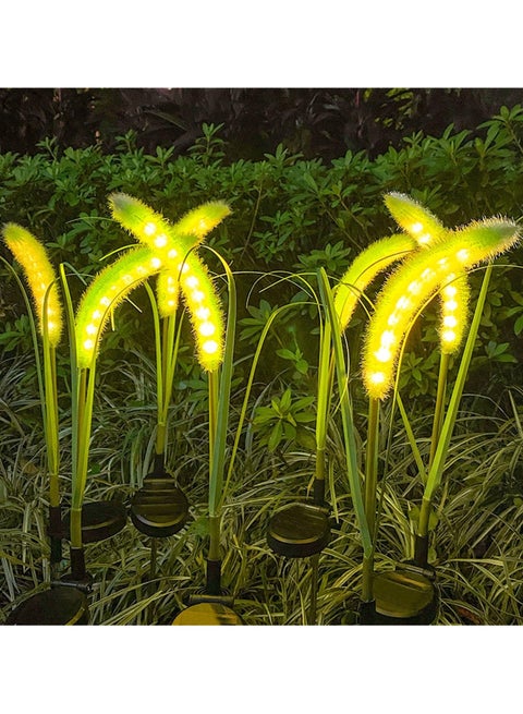 Waterproof Outdoor Solar Lights, Auto On/Off, Decorative Solar Stake Lights for Yard Patio Pathway Landscape(2‑Pack)