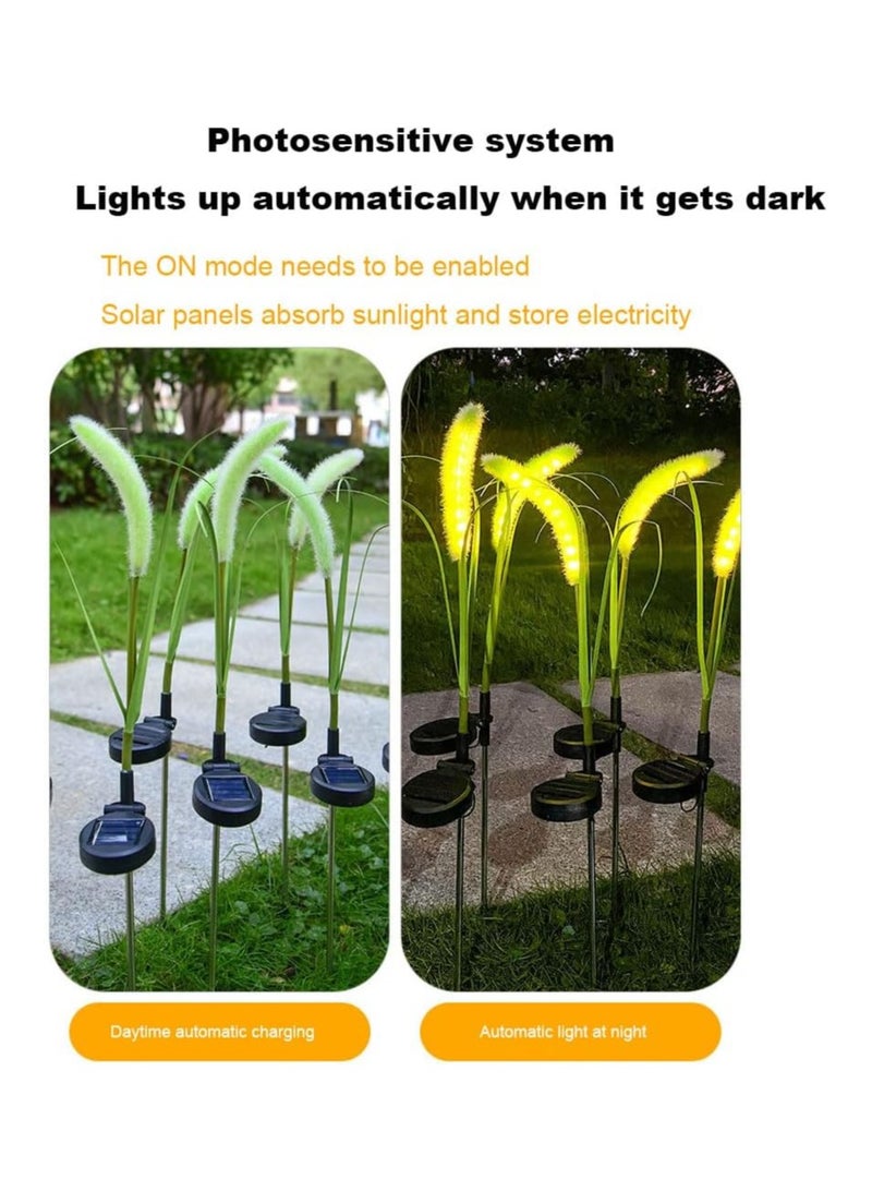 BLOOMING TIME Waterproof Outdoor Solar Lights, Auto On/Off, Decorative Solar Stake Lights for Yard Patio Pathway Landscape(2‑Pack) - Image 4
