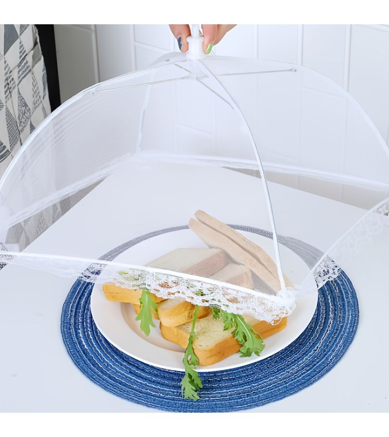 17 Inch Collapsible Food Cover Protects From Flies And Dust Home Kitchen Use - Image 3