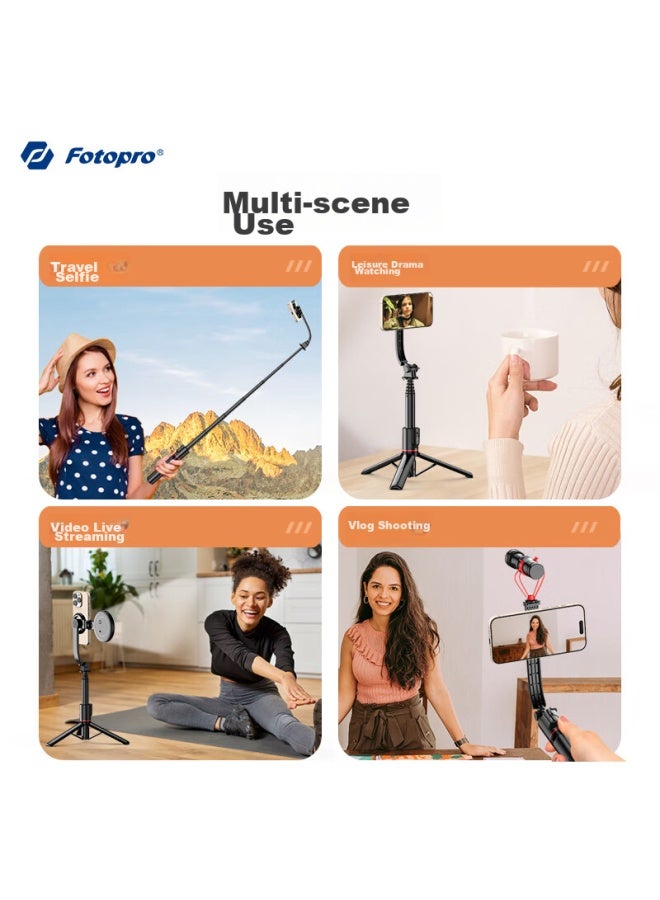 Fotopro Tl-702 Portable Compact Expandable Magnetic Tripod For Phone, Bluetooth, And - Image 5