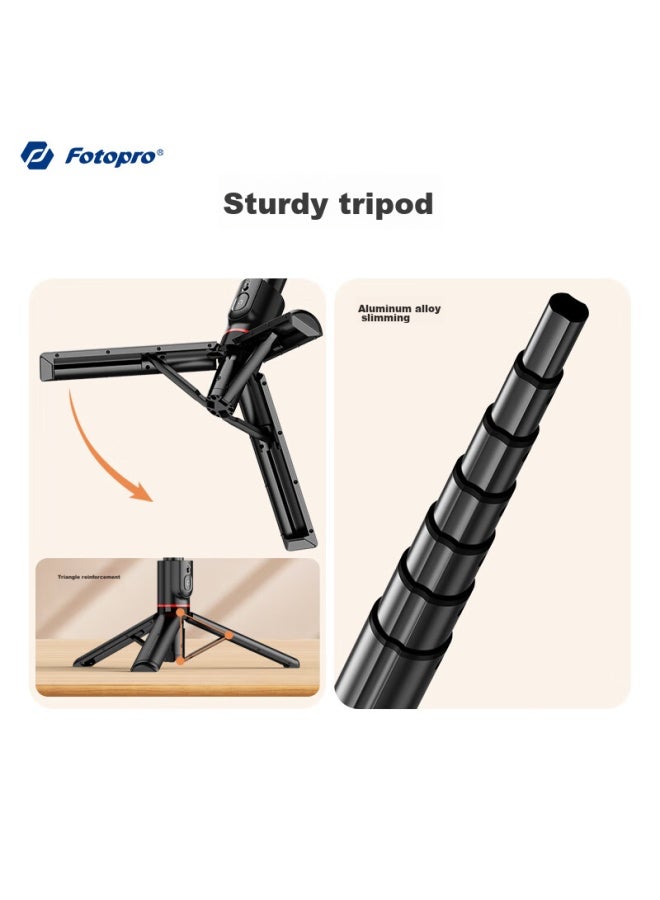Fotopro Tl-702 Portable Compact Expandable Magnetic Tripod For Phone, Bluetooth, And - Image 4