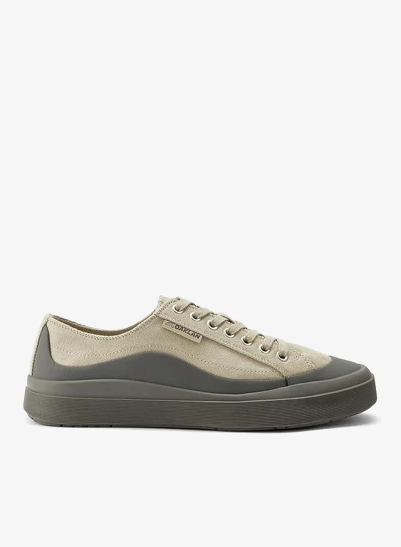 Men Lace-Up Canvas Sneakers