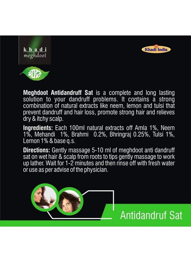 KHADI MEGHDOOT Antidandruff Sat Shampoo With Extract Of Neem Tulsi For Dry Hairs (210 Ml)  - Image 5