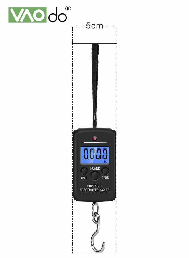 Portable Electronic Scale Portable Small Electronic Scale Maximum Weight 40kg Cargo And Baggage Weighing Mini Household Electronic Scale