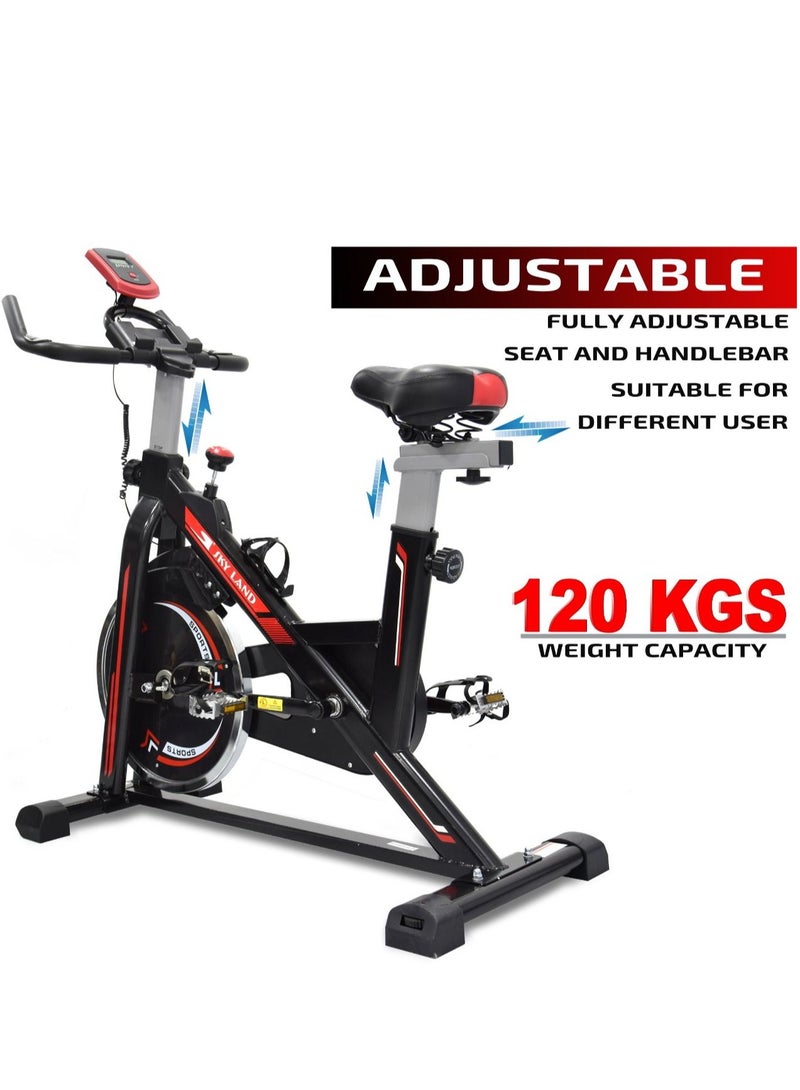 سكاي لاند فاخرة داخلية الغزل الدراجة، قابل للتعديل بالكامل ثابتة ممارسة الدراجة - Image 2