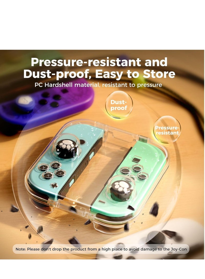 MWS-ForCamping Case for Nintendo Switch u0026 Switch OLED Joy Con, Portable Dust-Proof Protective Box Compatible with Nintendo Switch/OLED Joy-Con, Joy-con Travel Case with Magnetic Closure - Image 2
