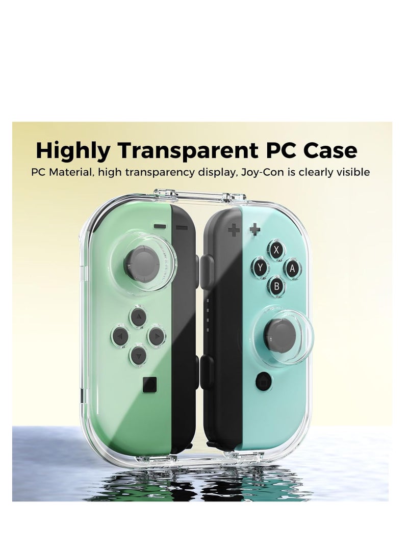 MWS-ForCamping Case for Nintendo Switch u0026 Switch OLED Joy Con, Portable Dust-Proof Protective Box Compatible with Nintendo Switch/OLED Joy-Con, Joy-con Travel Case with Magnetic Closure - Image 5