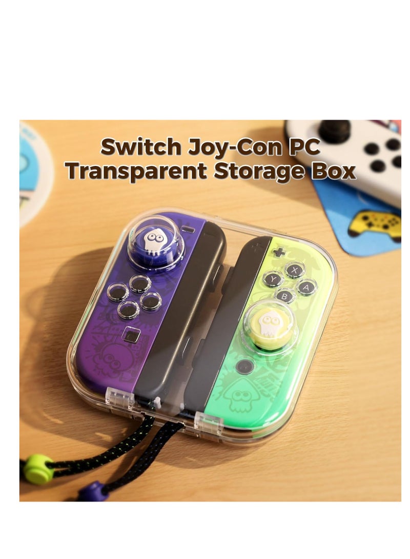 MWS-ForCamping Case for Nintendo Switch u0026 Switch OLED Joy Con, Portable Dust-Proof Protective Box Compatible with Nintendo Switch/OLED Joy-Con, Joy-con Travel Case with Magnetic Closure - Image 4