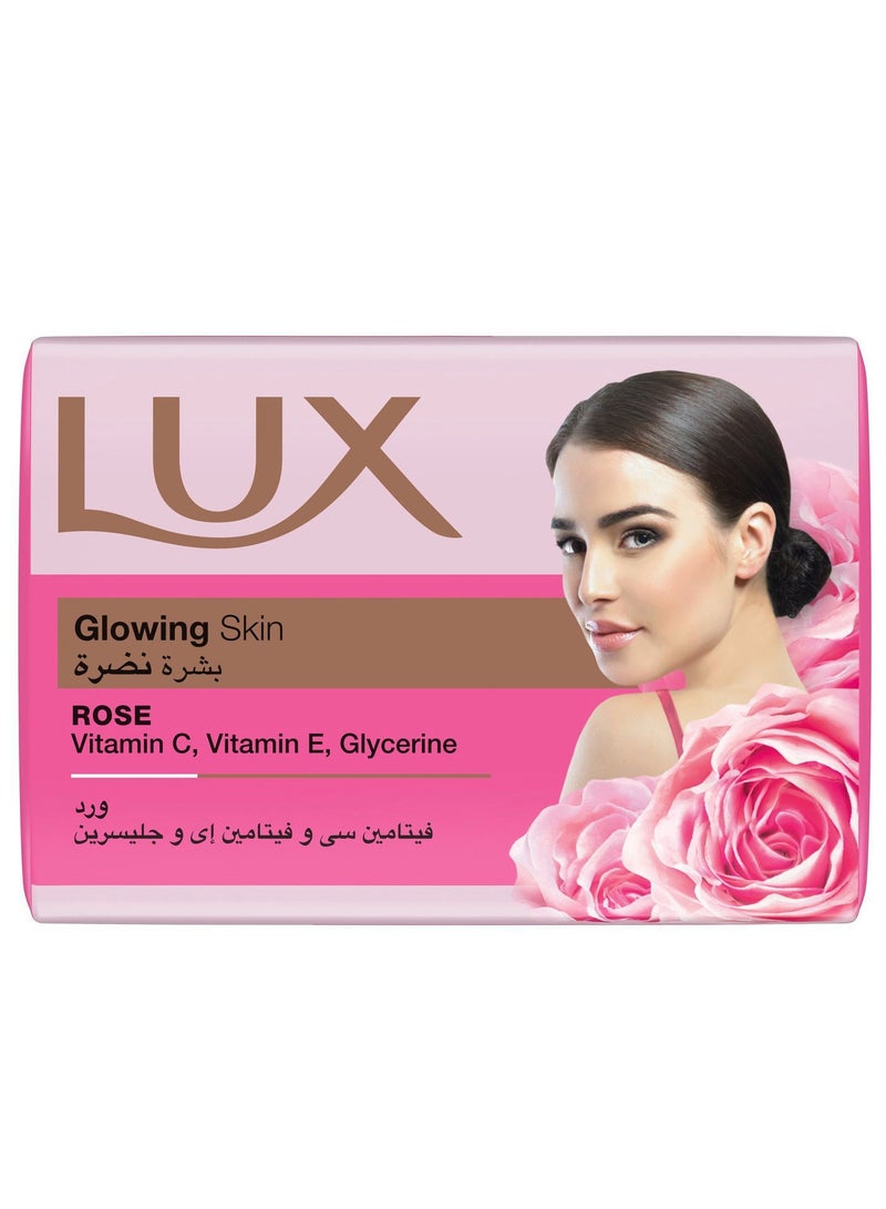 Lux Pack Of 6 Lux Bar Soap glowing skin rose 165G - Image 2