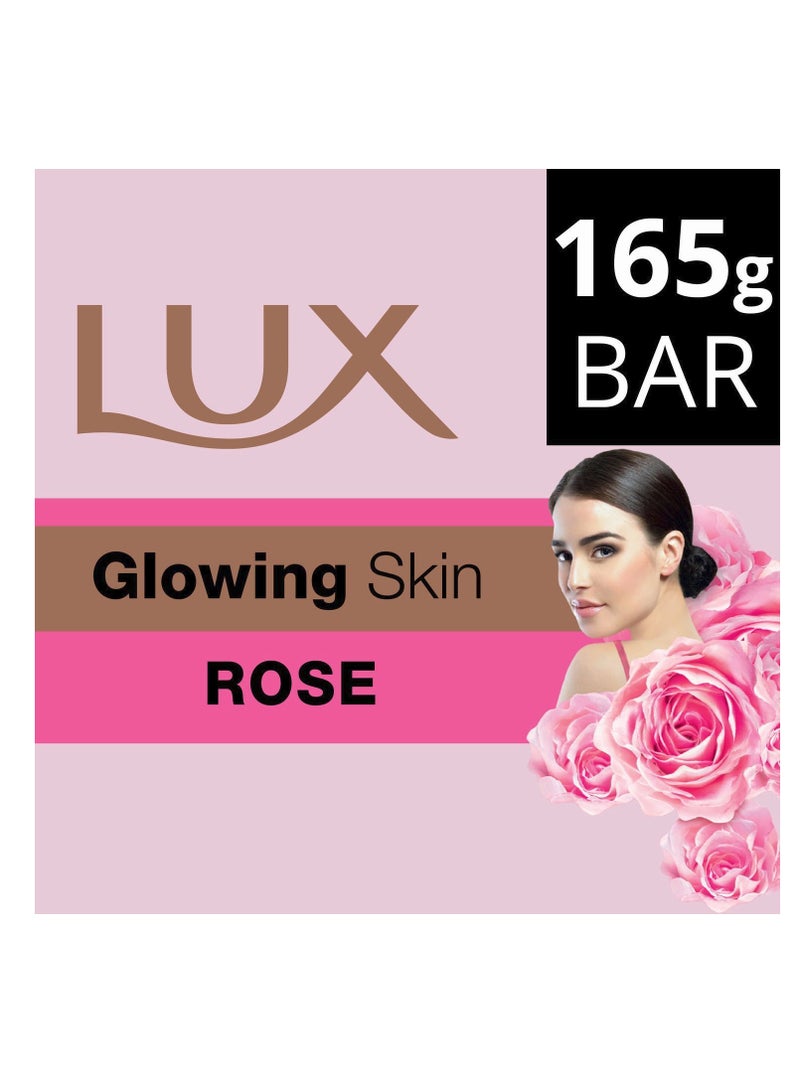 Lux Pack Of 6 Lux Bar Soap glowing skin rose 165G - Image 3