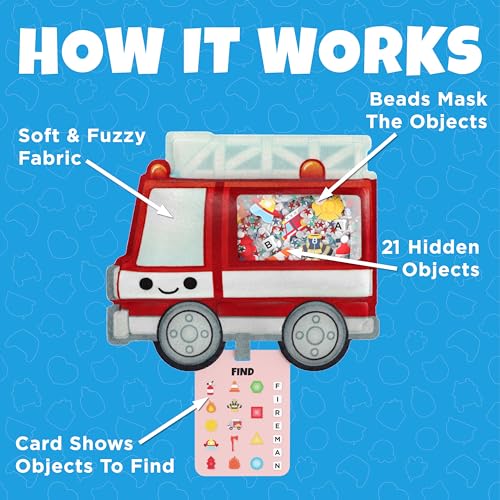 Vango BIZYBOO The Original Seek Find Plush Hidden Object Search Problem Solving Educational Matching Game for Kids 2 and Up 2 Pack Daisy Peaches - Image 5