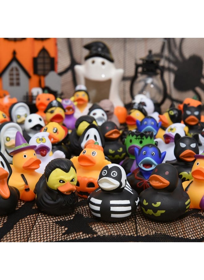 GAIETY 24 PCS Rubber Ducks Assorted Halloween Duckies in Bulk Ducking for Kids Baby Shower Bath Toys Party Favors  - Image 4