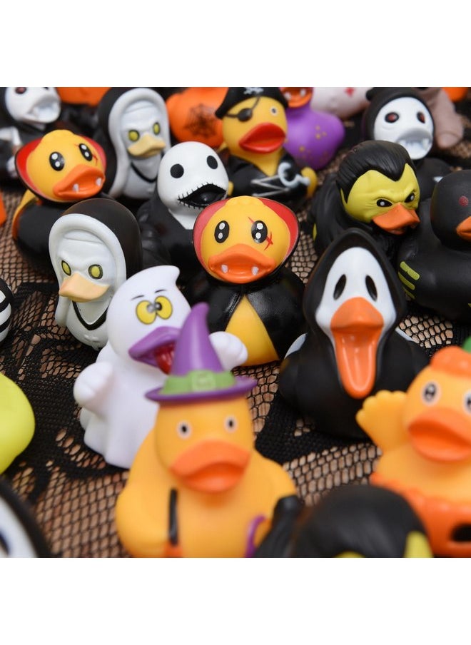 GAIETY 24 PCS Rubber Ducks Assorted Halloween Duckies in Bulk Ducking for Kids Baby Shower Bath Toys Party Favors  - Image 5