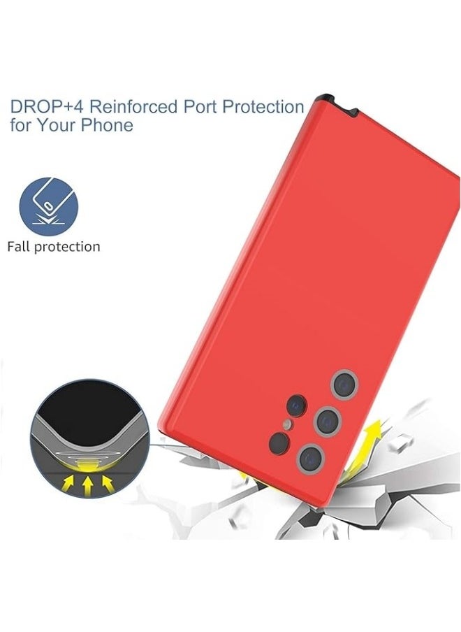 General Case Compatible with Samsung Galaxy S24 Ultra 6.8 inch, 3 in 1 TPU and PC 3-Layer Heavy Duty Rugged Shockproof Drop Proof Hybrid Full Body Protective Cover  - Image 5
