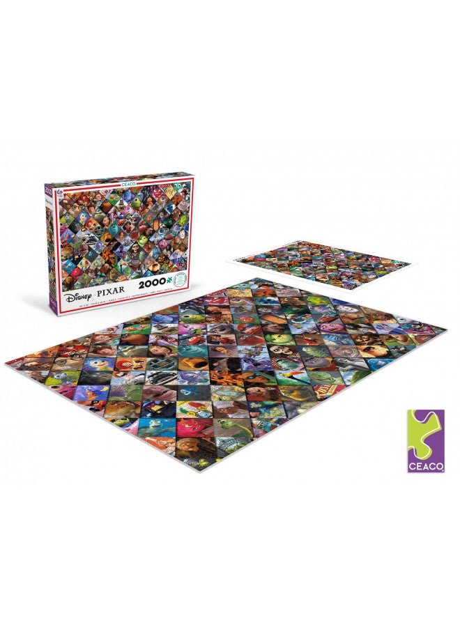 Ceaco - Disney/Pixar Clips - 2000 Piece Jigsaw Puzzle , 5" - Image 2