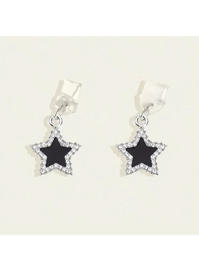 Type C Anti Dust Plug Pentagram Rhinestone Star Phone Pendant - Image 4