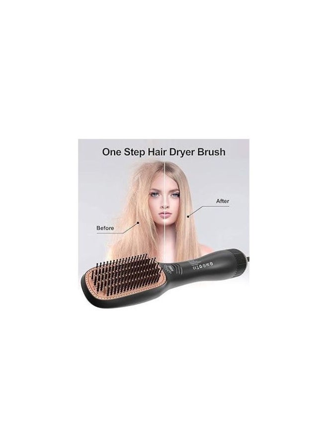 2-in-1 Professional Hair Straightening Brush, Styler, and Dryer - For Faster Styling and Salon Results at Home - Image 2