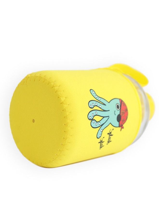 Milk & Moo Milk&Moo Sailor Octopus Kids Glass Water Bottles 600 ML  - Image 3