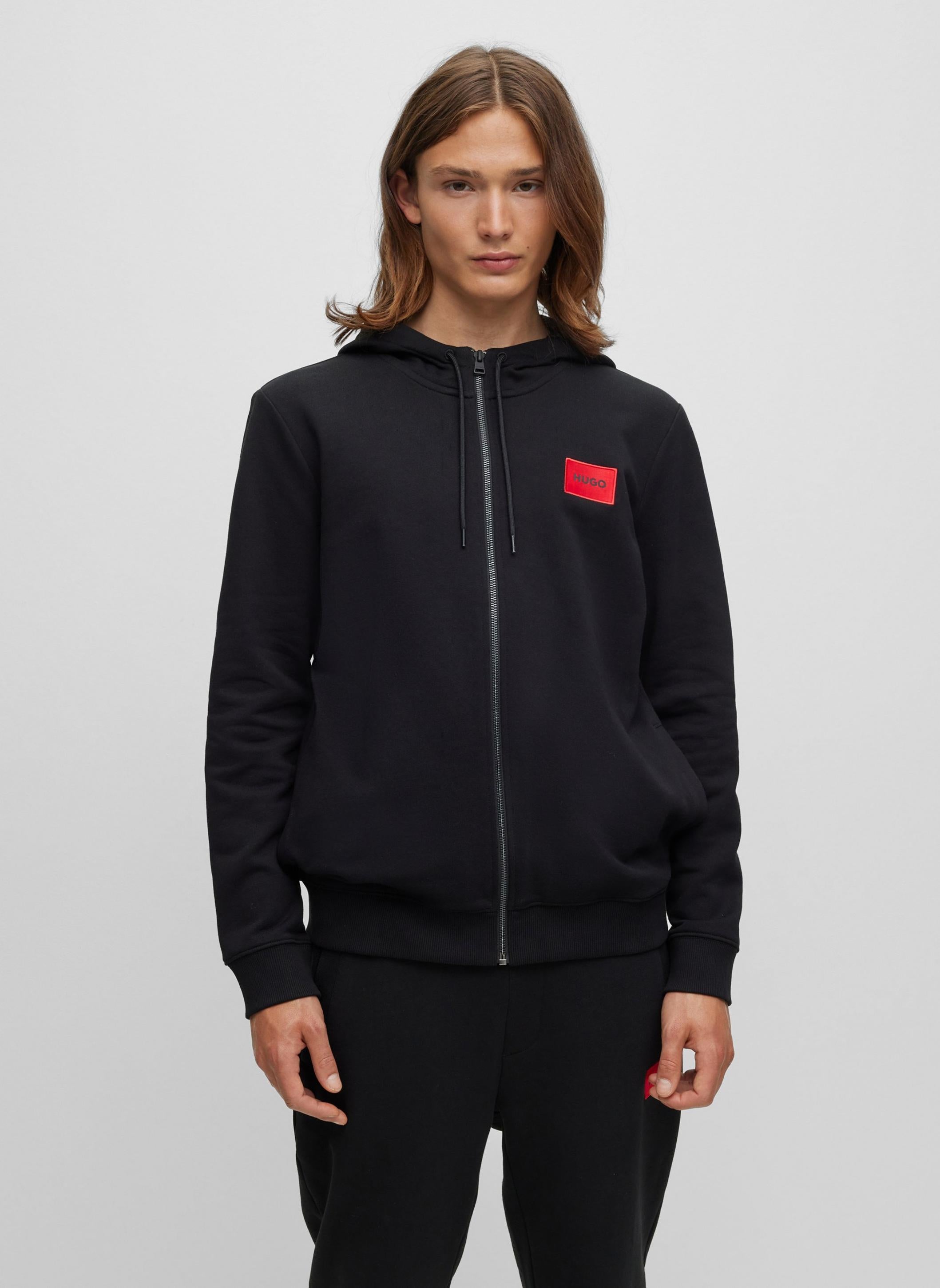 【関税込み】BOSS フーディ & ジップアップ BOSS ジップアップ パーカー | グレー | FARFETCH JP