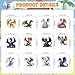 MZ.ogm Dargon Cupcake Toppers Dargon Cake Decorations Dragon Birthday Party Decorations with Unique Various Dargon Themed Cupcake Toppers for Dragon Party Decorations - Image 2