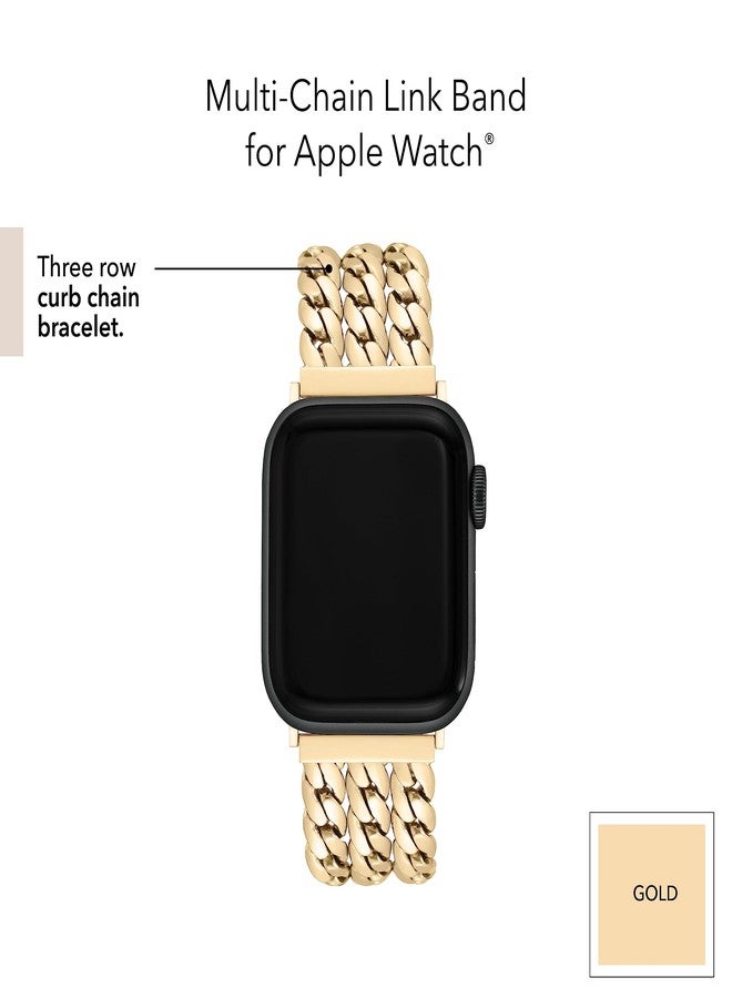 Anne Klein Fashion Chain Bracelet for Apple Watch, Secure, Adjustable, Apple Watch Band Replacement, Fits Most Wrists - Image 3