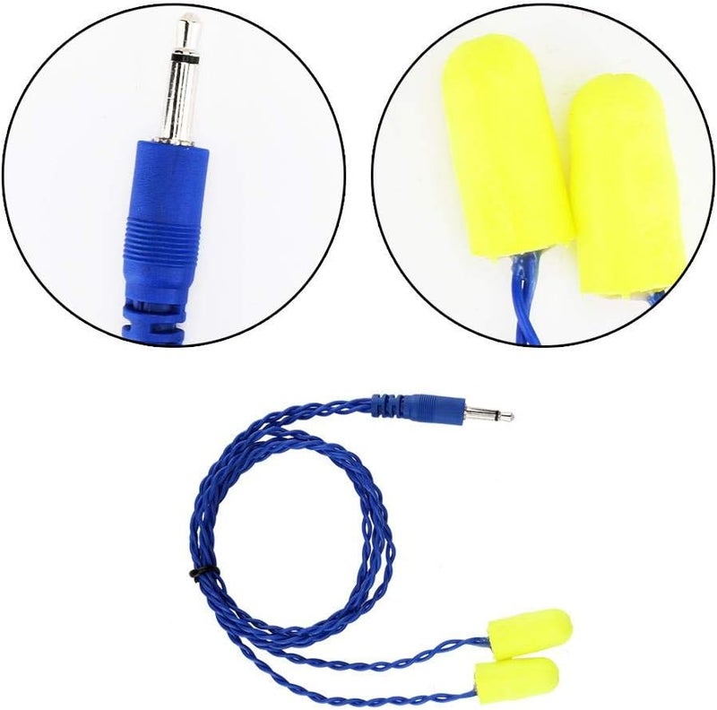 klarako Auto Racing Mini Noise Reduction Foam Earbuds Mono Racing Speakers 1/8" Plug Safety Foam Earbuds Headphones for Hearing Protection Noise Isolation - Image 4