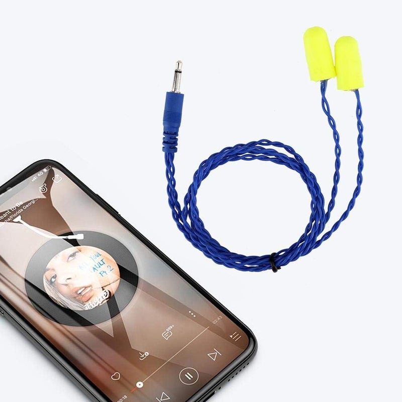 klarako Auto Racing Mini Noise Reduction Foam Earbuds Mono Racing Speakers 1/8" Plug Safety Foam Earbuds Headphones for Hearing Protection Noise Isolation - Image 5