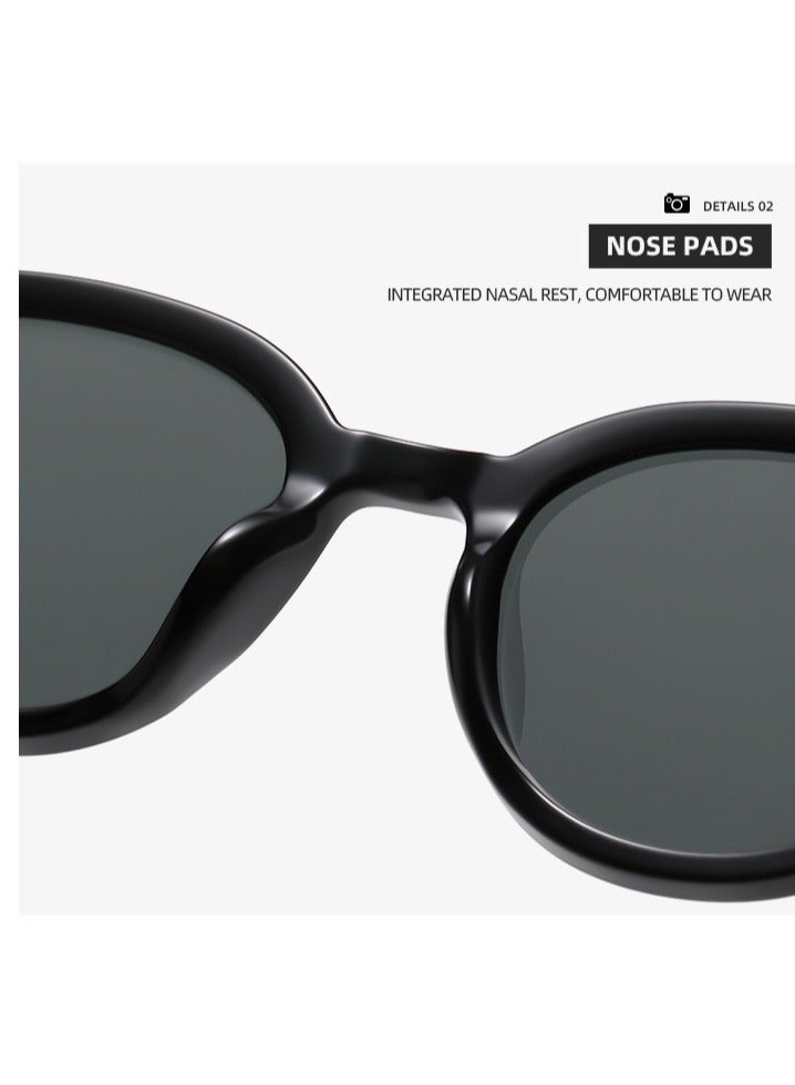 Generic Small Round Classic Polarized Sunglasses for Women Men Vintage Style UV400 Lens  - Image 2