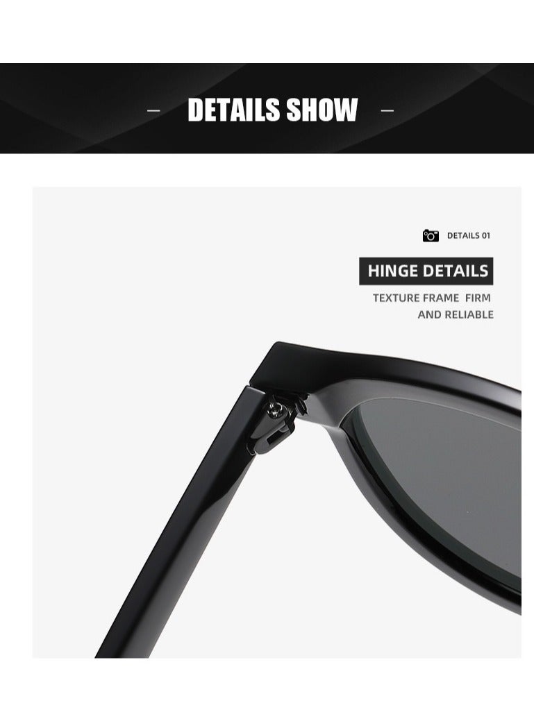 Generic Small Round Classic Polarized Sunglasses for Women Men Vintage Style UV400 Lens  - Image 4