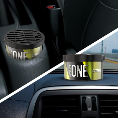 Involve Your Senses One Citrus Car Perfume,Strong Fiber Air Freshener to Freshen'up Your Car - IONE02-40g | Long lasting fregrance | Car accessories interior | car fresheners - Image 3
