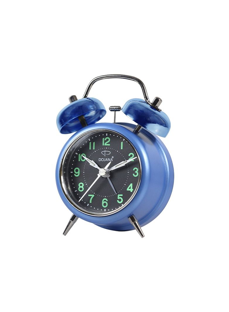 Dojana Silent plastic Alarm Clock with Twin Bell - Image 1