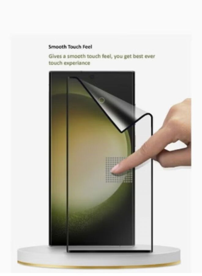 Nano ceramic screen protector compatible with Samsung Galaxy S23 Ultra / S22 Ultra Clear - Image 2