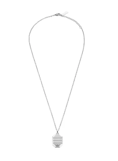 بوليس Revelry Stainless Steel Gents Necklace With Wing Logo Octagon ShapePEAGN0033304