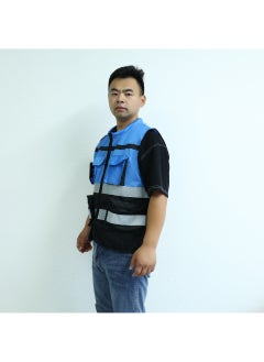 Generic Hi-Vis Reflective Cycling Safety Vest Orange and Black Spell XXXL185  - Image 4