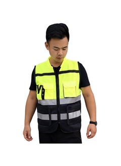 Generic Hi-Vis Reflective Cycling Safety Vest Orange and Black Spell XXXL185  - Image 3