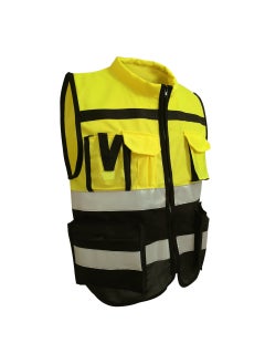 Generic Hi-Vis Reflective Cycling Safety Vest Orange and Black Spell XXXL185  - Image 2