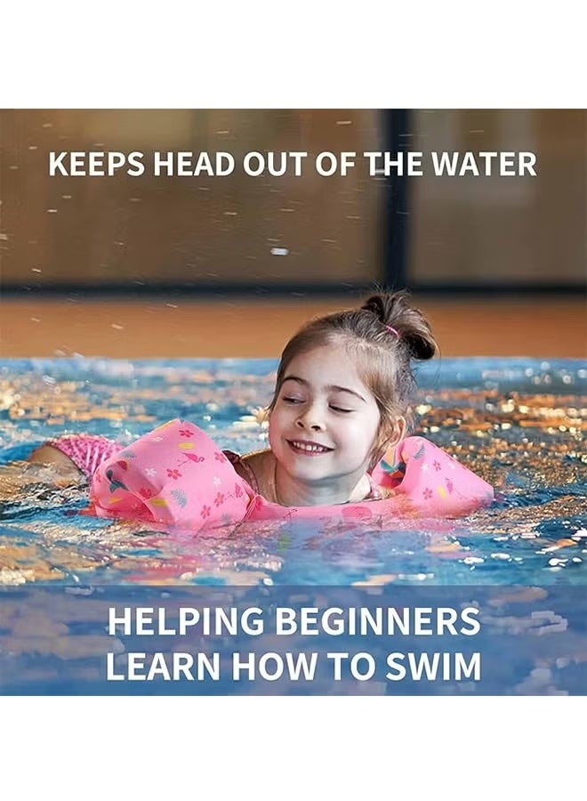 Toddler Kids Swim Life Vest Girls and Boys Swim Vest Swimming Training Life Jacket Children Swim Vest for Puddle/Beach Play Like Jumper Swim Training Jacket for 2-6 Years Old Boys Girls - Image 3
