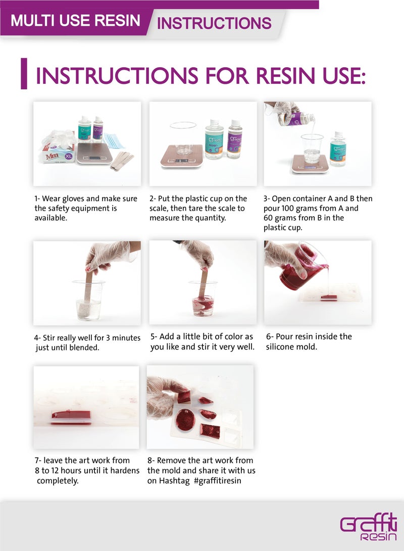 Graffiti Resin 8kg Multiuse - Image 3