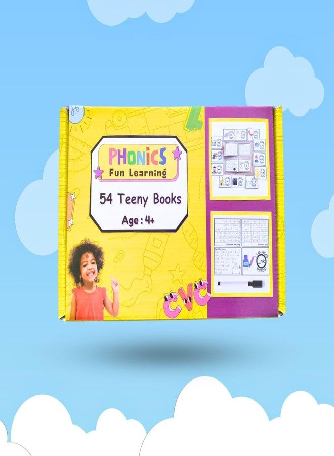 EDUSTAR Phonics Fun Learning (54 Teeny Books) | Miniature Reading Books for Kids 4+ | Ignite a Love for Reading - Image 1