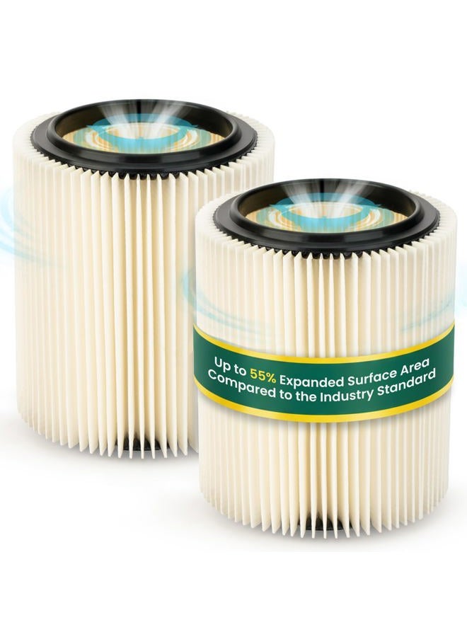 Kopach Filter Replacement for Craftsman and Ridgid Shop Vacs Part # 9-17816 & Part # VF4000, 2 Pack, Original - Image 2