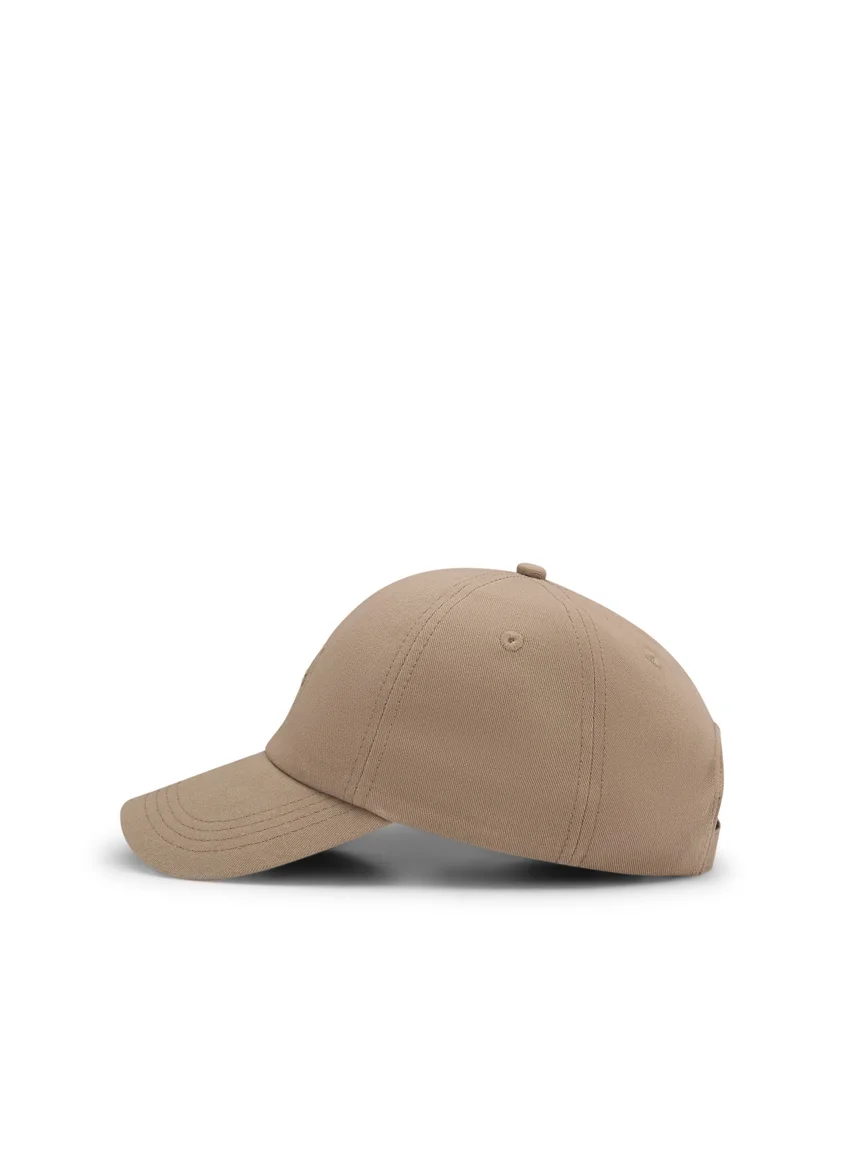 بوس Cotton-twill cap with woven logo patch