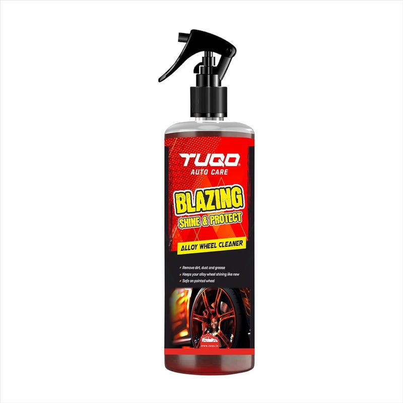 TUQO 500ml Alloy Wheel Cleaner | Rim Cleaner | Removes Dirt, Brake Dust & Grime | Safe for Aluminum & Sensitive Finishes | Restores Shine | Effective Detailing Solution for Alloys & Wheels | AWC64 - Image 1