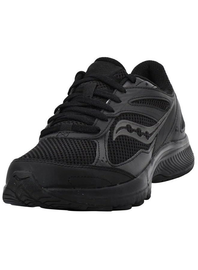saucony Women's Cohesion 14 Road Running Shoe, Black/Black, 9 Wide - Image 1