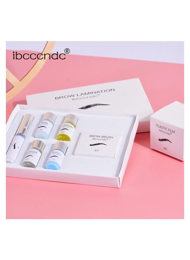 ibcccndc - مجموعة تغليف الحواجب، مجموعة رفع الحواجب الفورية الاحترافية للحصول على حواجب أكثر امتلاءً وفوضوية، تدوم لمدة 8 أسابيع، مثالية للاستخدام في الصالونات والمنزل - Image 1