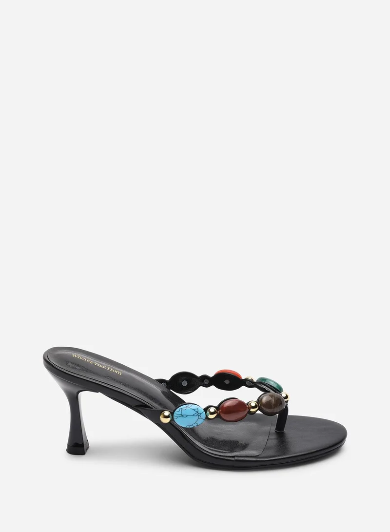 ويرز ذات فروم Electra Jewel Embellished Heeled Sandals