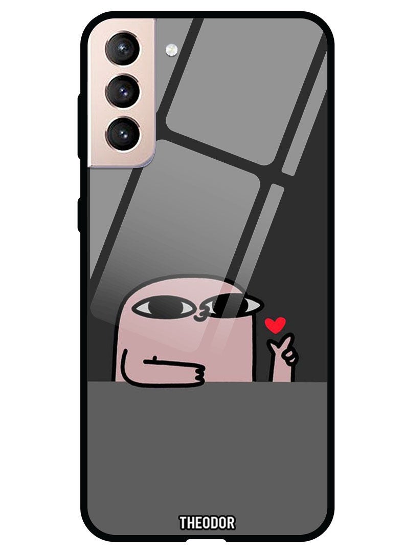 Theodor Protective Tempered Glass Case Cover Samsung Galaxy S21  Snap - Image 1