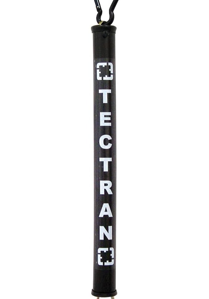 Tectran Heavy Duty Single Spring Tender Kit - 16" Length with Standard 3-Hole Clamp - Black - Image 1