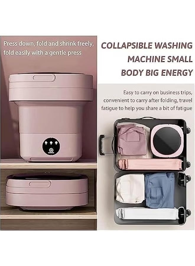Portable Foldable Washing Machine 4.5L, Mini Washer for Baby Clothes and Travel, USB Powered Deep Cleaning - Image 3