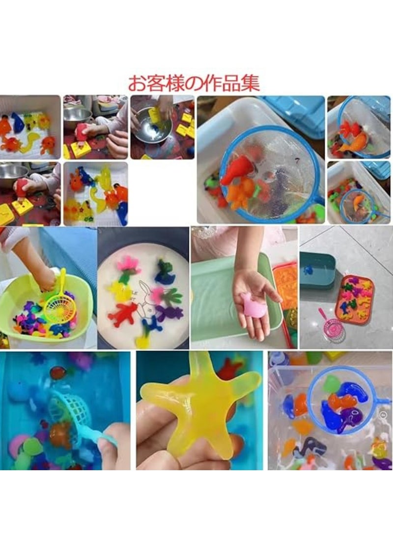 Generic - New Magic Water Play Set 3D Water Gel Plastic Glass with Molds Water Educational Toy for Kids Sea Life Toys - Image 1
