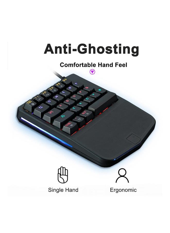 Wired RGB Backlit 28 Key Single Hand Game Mechanical Keyboard Blue Switch with 9 Kinds Light - pzsku/ZB3FEE007029806ACA9B3Z/45/_/1726480543/4338e1ca-2f98-46f8-b898-76f24574e98e